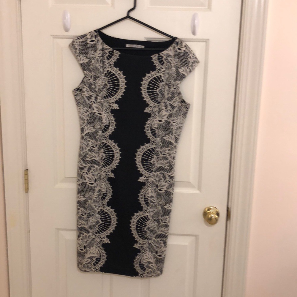 B&W dress